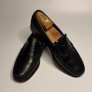 VGUC Rancourt x Allen Edmonds Paxton Penny Loafer Black Made in Maine USA 9.5 C